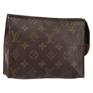 LOUIS VUITTON Monogram Posh Toilette 19 Pouch LV Auth